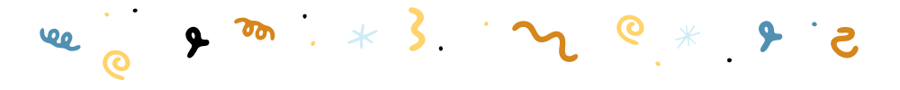 Confetti illustration banner