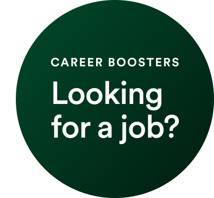 Career Boosters: Looking for a job?