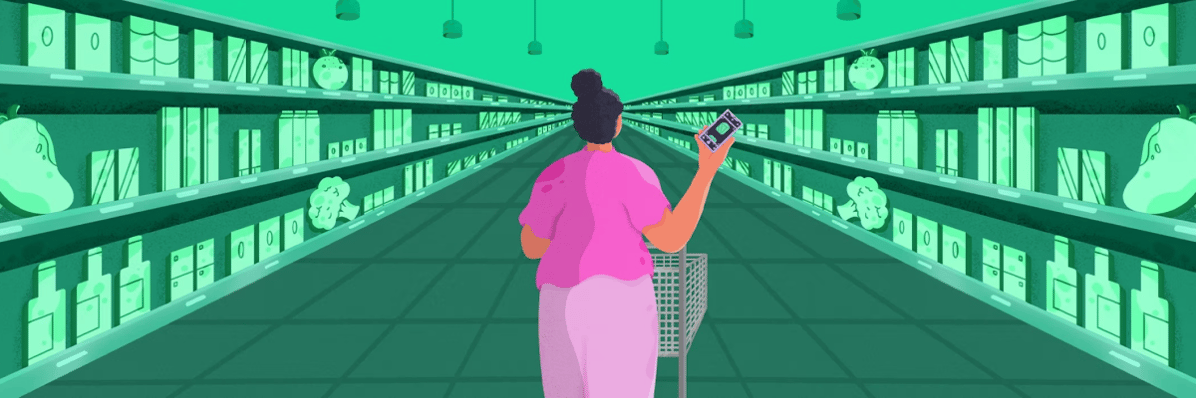 Featured Illustration - Nov 7 - See Your Product from Your Participant's Perspective. Try a "Walk-the-Store" Interview.