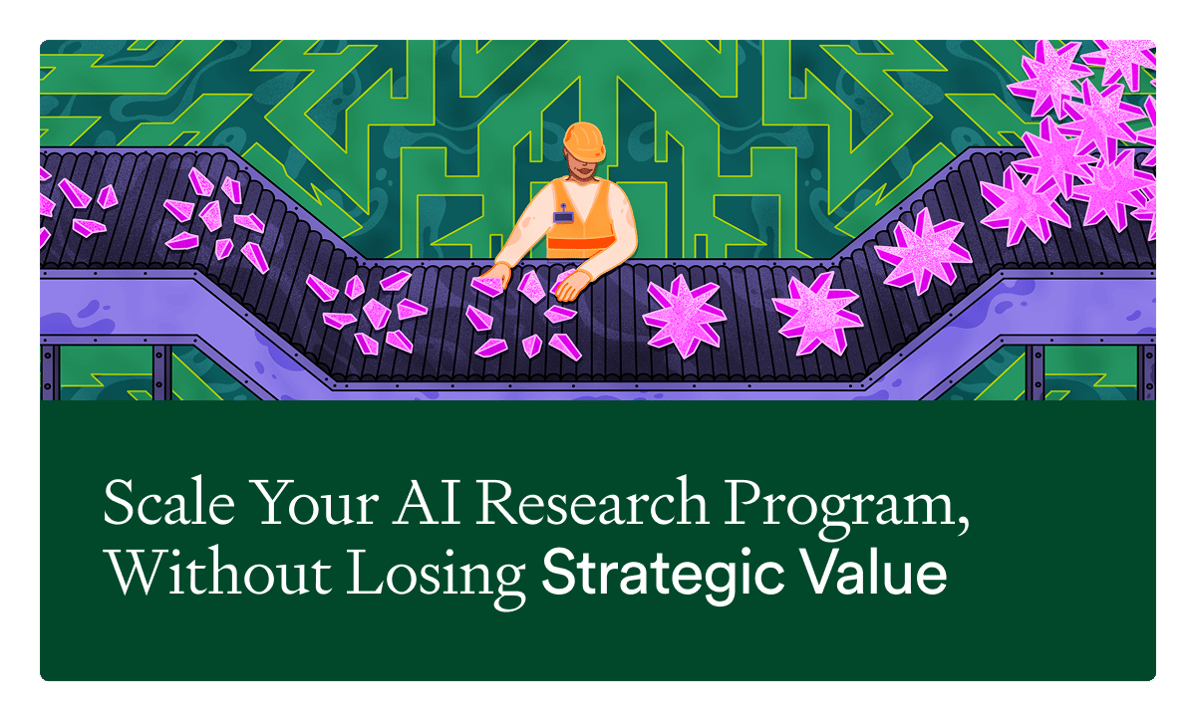 Scale Your AI Research Program, Without Losing Strategic Value