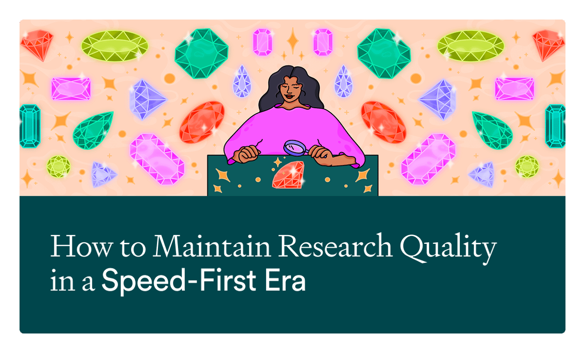 How to Maintain Research Quality in a Speed-First Era