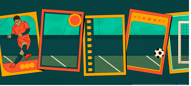 Image of a man kicking soccer ball into a goal