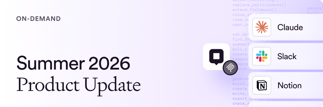 On-Demand: Summer 2026 Product Update