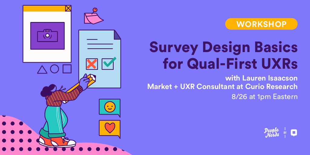 Survey Design Basics: The New Fundamentals of User Research series